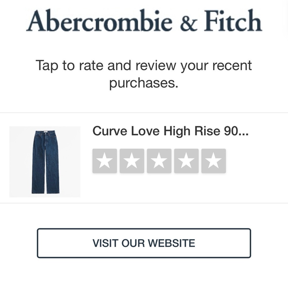 Abercrombie & Fitch High Rise '90s Relaxed Jeans - Denim  27  Bestseller Now NWT - Picture 5 of 14